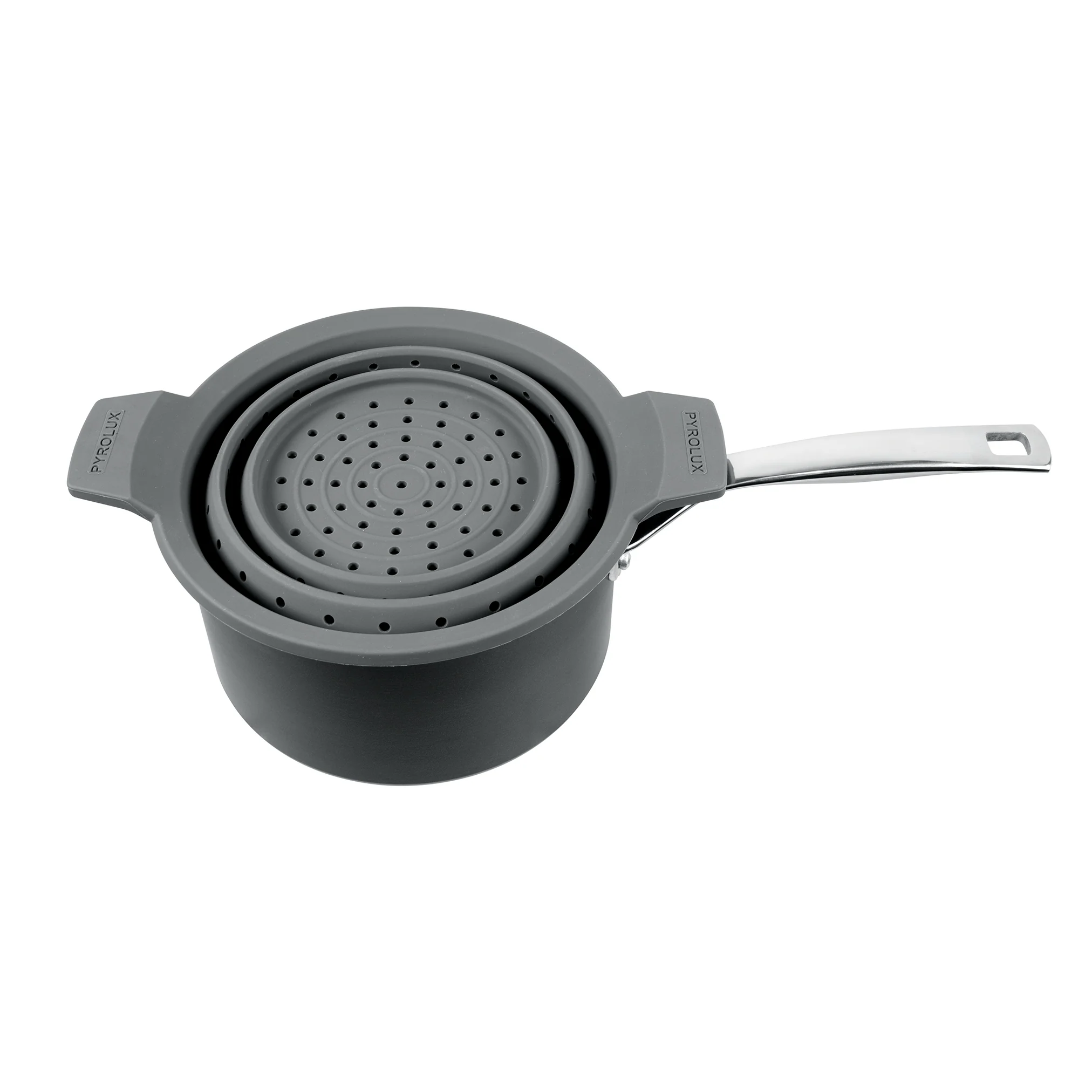 PYROLUX SILICONE COLANDER AND SPLATTER GUARD 16-20CM - Image 3