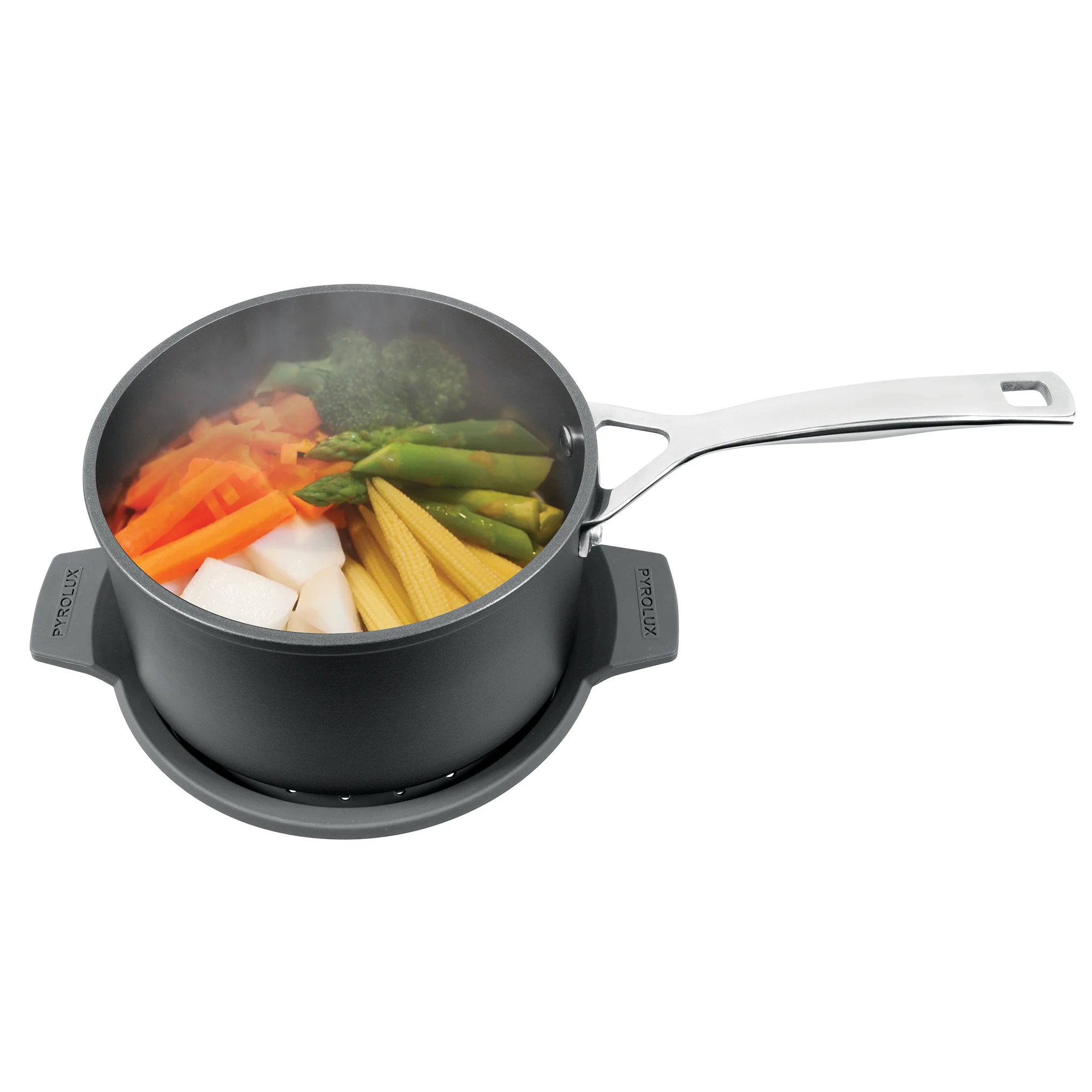PYROLUX SILICONE COLANDER AND SPLATTER GUARD 16-20CM - Image 4