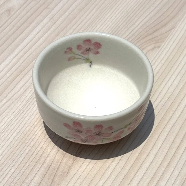 Shiroyama Cherry Blossom Pink Chawan Matcha Bowls - Image 4